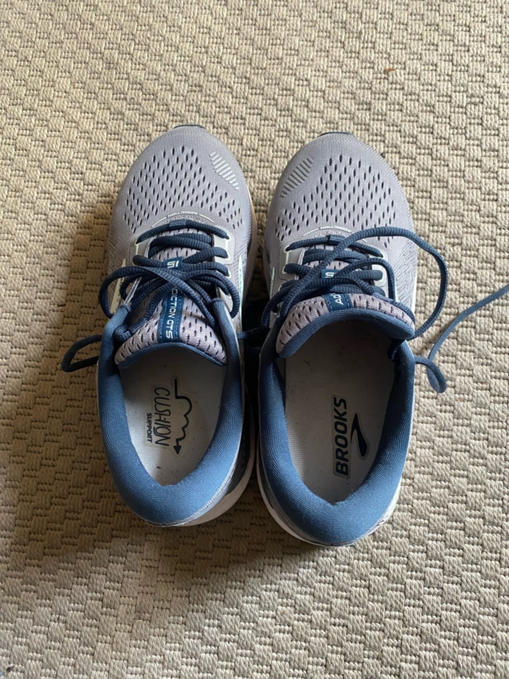 Brooks Addiction 2E (double wide) in US size 9.